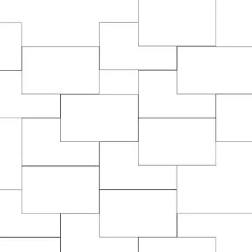 Vector illustration abstract background image of geometric shapes from contou Stock Illustration