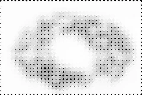 Vector illustration. Abstract black and white design. Stock Illustration