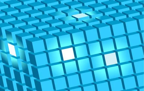 Vector illustration abstract blue background Stock Illustration
