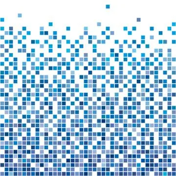 Vector illustration of abstract blue geometric background Stock Illustration