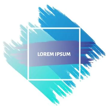 Vector illustration abstract brush technology modern background gradient colo Stock Illustration