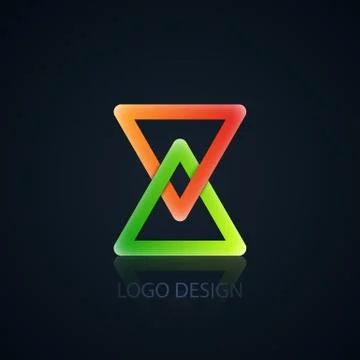 Vector illustration of abstract business logo Stock Illustration