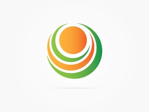 Vector Illustration Abstract circle logo Stock Illustration