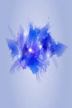 Vector illustration of abstract colored brushes. EPS 10. Stock Illustration