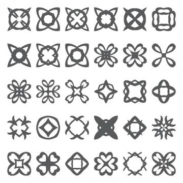 Vector illustration. Abstract creative forms. Stock Illustration