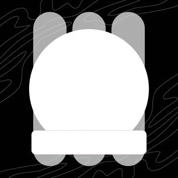 A vector illustration with an abstract design, suggests a communication fra.. Stock Illustration