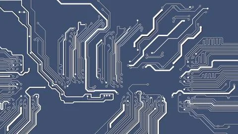 Vector illustration of abstract electrical board, circuit. Abstract science,  스톡 일러스트