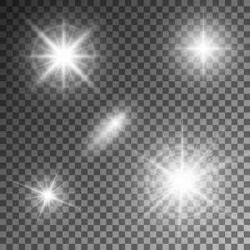 Vector illustration of abstract flare light rays Stock Illustration