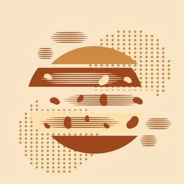 Vector illustration of an abstract geometric background. Stock Illustration