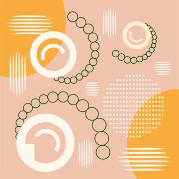 Vector illustration of an abstract geometric background. Stock Illustration