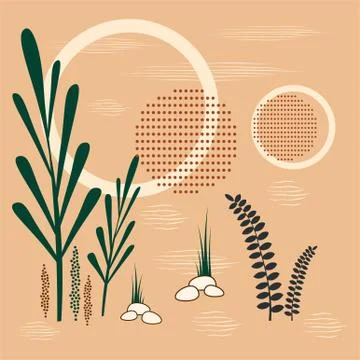 Vector illustration of an abstract geometric background. Stock Illustration