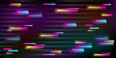 Vector illustration of an abstract glitch background. Cyberpunk concept Illustrazione stock