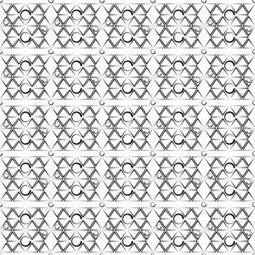 Vector illustration abstract pattern background image of an ornament of geome Stock Illustration