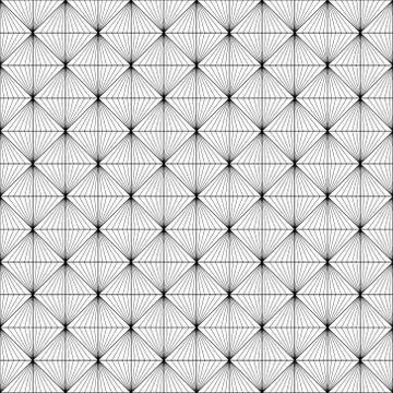 Vector illustration an abstract pattern in the form of an ornament from geome Stock Illustration