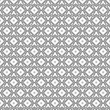 Vector illustration an abstract pattern in the form of an ornament from geome Stock Illustration