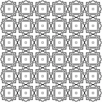Vector illustration an abstract pattern in the form of an ornament from geome Stock Illustration