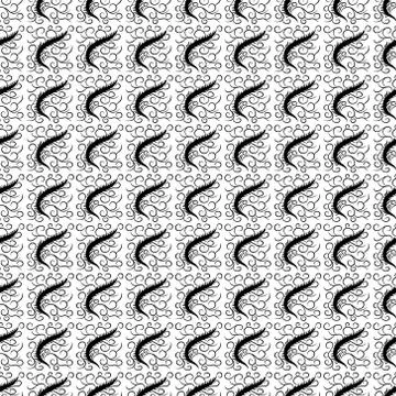 Vector illustration an abstract pattern in the form of an ornament from geome Stockillustratie