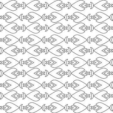 Vector illustration abstract seamless background image texture of geometric s Stock Illustration