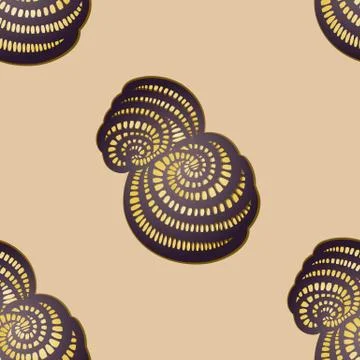 Vector illustration with abstract seamless. Stock Illustration