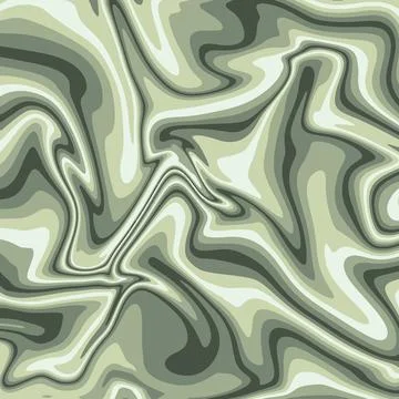 Vector illustration. Abstract wavy background in green and gray tones Stockillustratie