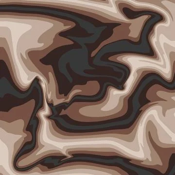 Vector illustration. Abstract wavy background in brown tones 스톡 일러스트