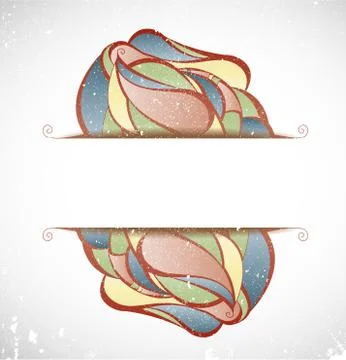 Vector illustration with abstraction. Stock Illustration