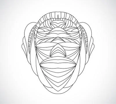 Vector illustration with abstraction. Stock Illustration