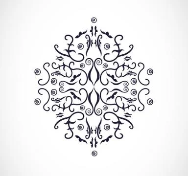 Vector illustration with abstraction. Illustrazione stock