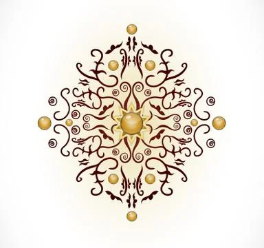 Vector illustration with abstraction. Stock Illustration