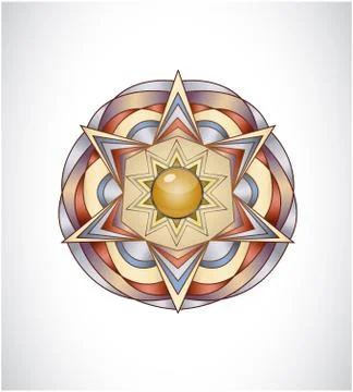 Vector illustration with abstraction. Stock Illustration