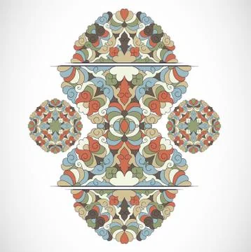 Vector illustration with abstraction. Stock Illustration