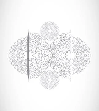 Vector illustration with abstraction. Stock Illustration