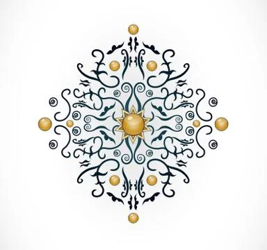 Vector illustration with abstraction. Stock Illustration