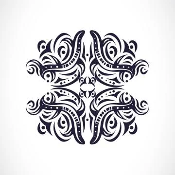 Vector illustration with abstraction. Stock Illustration