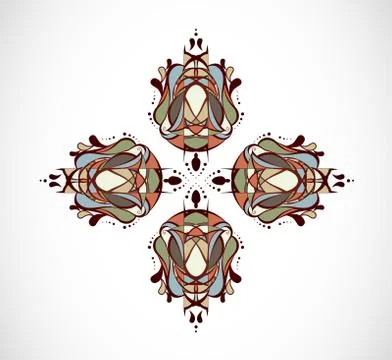 Vector illustration with abstraction. Stock Illustration