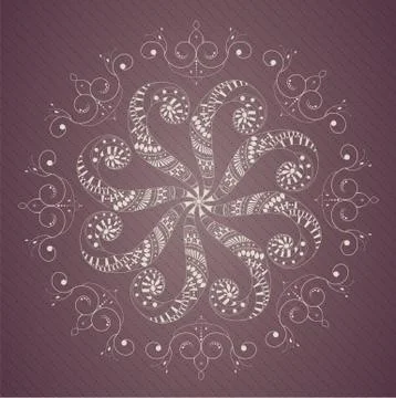 Vector illustration with abstraction. Stock Illustration