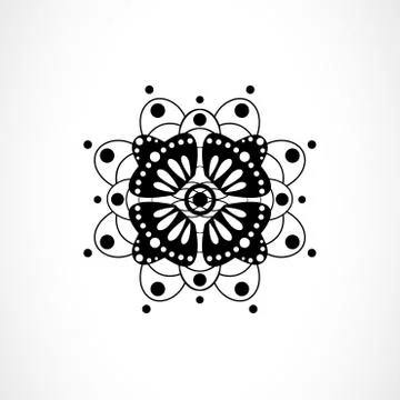 Vector illustration with abstraction. Stock Illustration