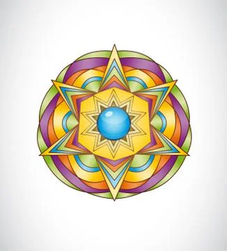 Vector illustration with abstraction. Stock Illustration