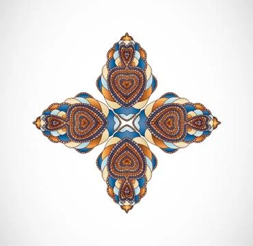 Vector illustration with abstraction. Stock Illustration