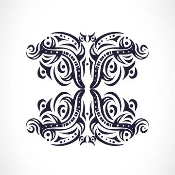 Vector illustration with abstraction. Stock Illustration