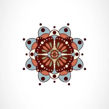 Vector illustration with abstraction. Stock Illustration