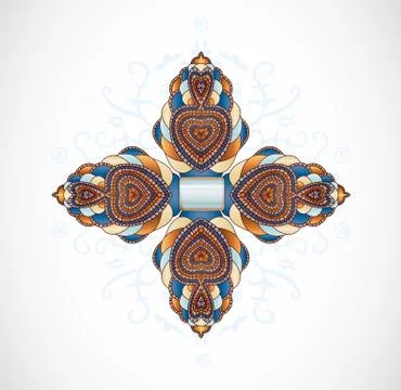 Vector illustration with abstraction. Stock Illustration