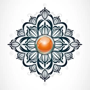 Vector illustration with abstraction. Stock Illustration