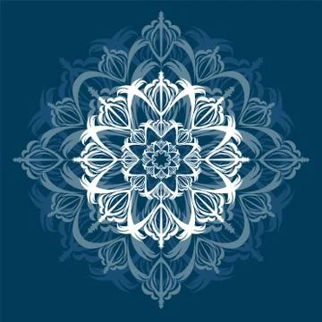 Vector illustration with abstraction. Stock Illustration