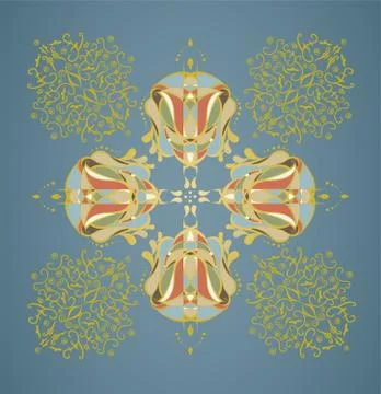 Vector illustration with abstraction. Stock Illustration