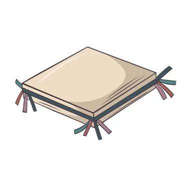 Vector illustration Adufe large square tambourine in Portugal of Arabic origin Stock Illustration