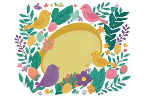 Vector illustration of aester colorful eggs isolation on white background Stock Illustration