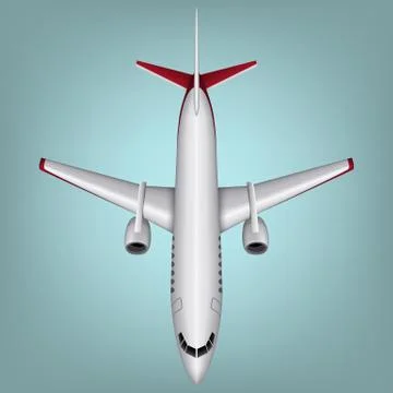 Vector illustration of airplanes Stock Illustration