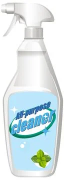 Vector Illustration of All-Purpose Cleaner Spray Bottle Stock Illustration
