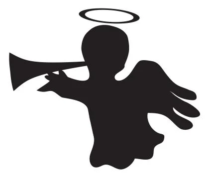 Vector Illustration of Angel Stock Illustration